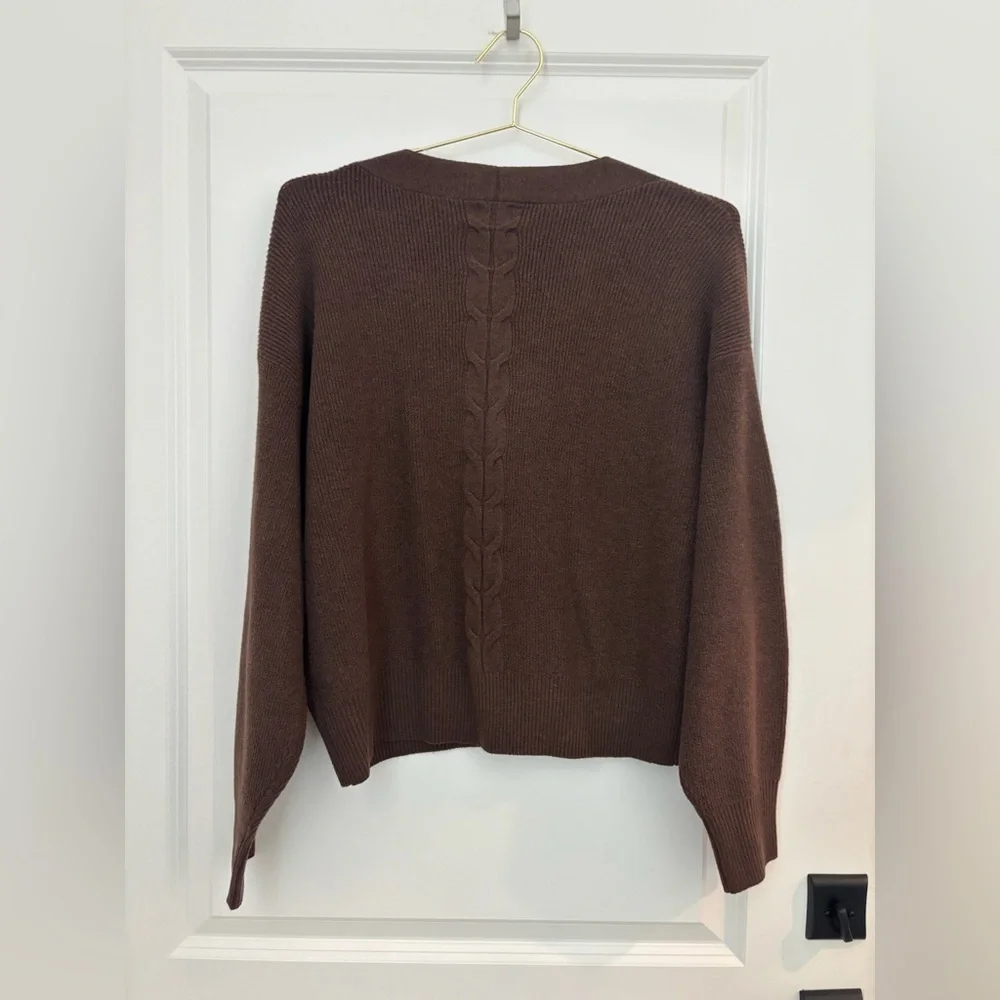 Cable Sweater Cardigan - Picture 3 of 4